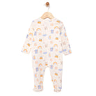 HelloBaby Newborn Girl Footed Jumpsuit - Beige - HelloBaby - ebebek