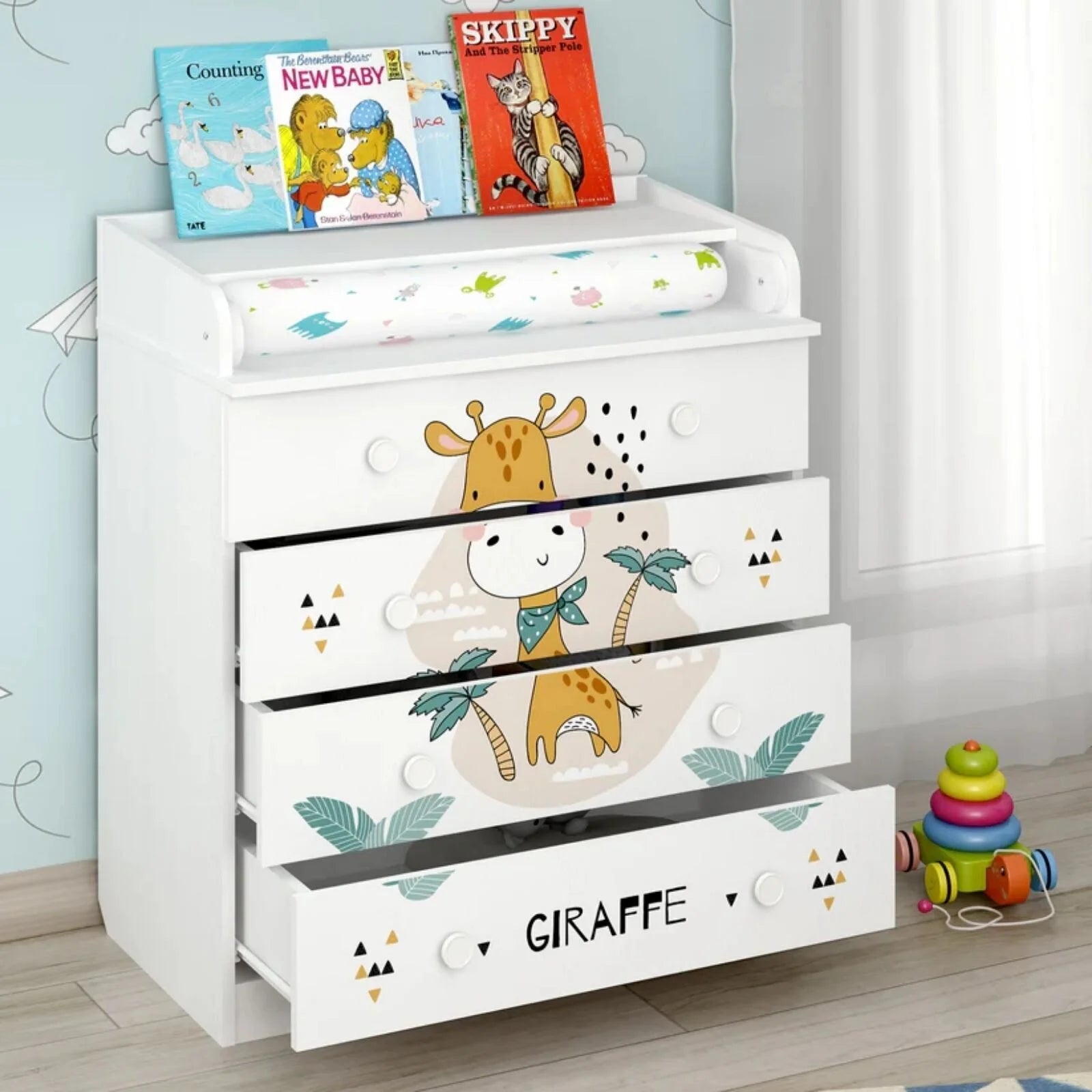 Shefa Kids 800 Changing Dresser - Giraffe - ebebek - Black Friday