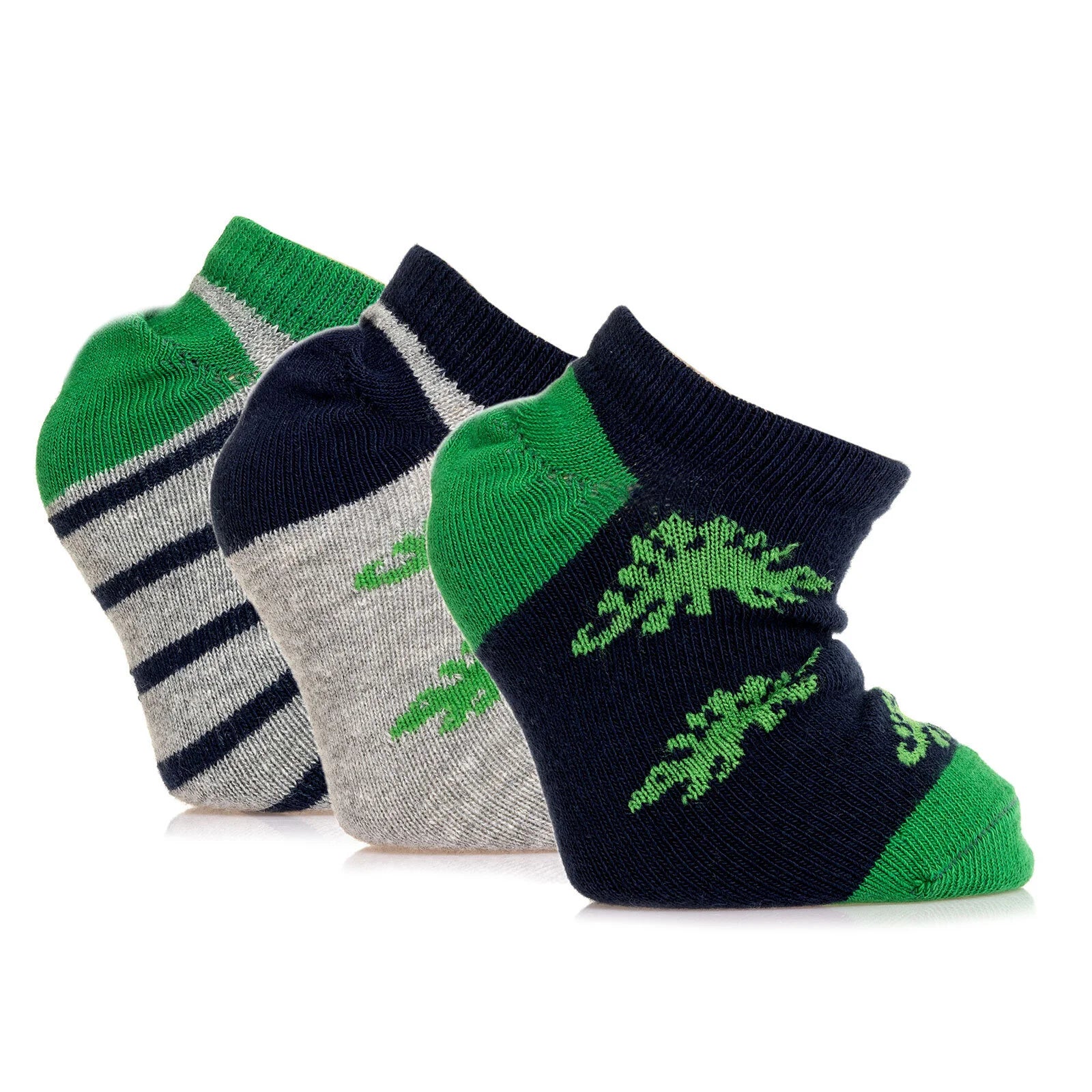 Be Cool Baby Boy Pack of 3 Socks - Grey Melange - ebebek - Black Friday
