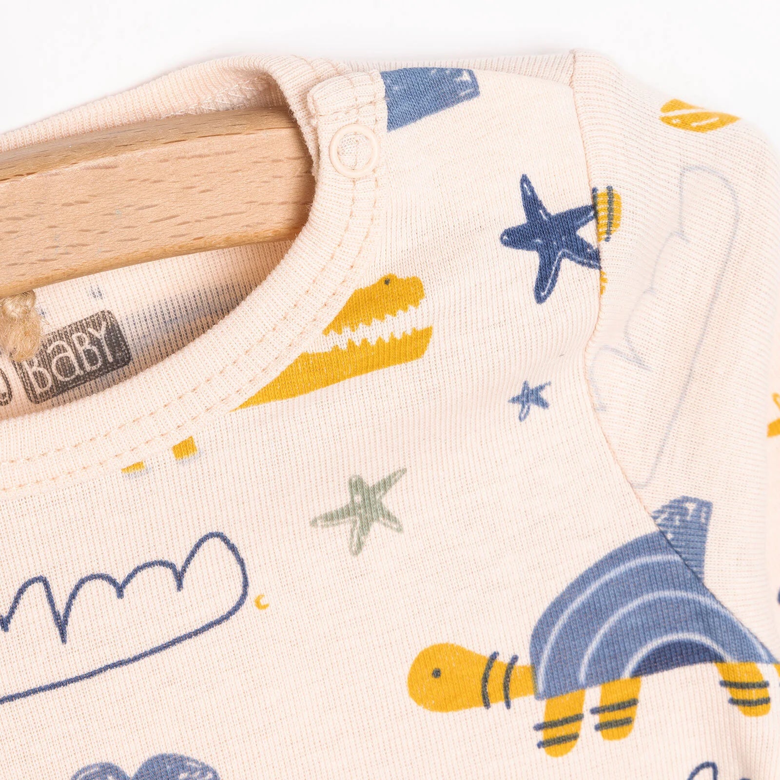 HelloBaby Baby Boy Long Sleeve Body - Beige - ebebek - Black Friday