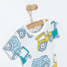 HelloBaby Animal Patterned Short Sleeve Body - Ecru - ebebek - Black Friday