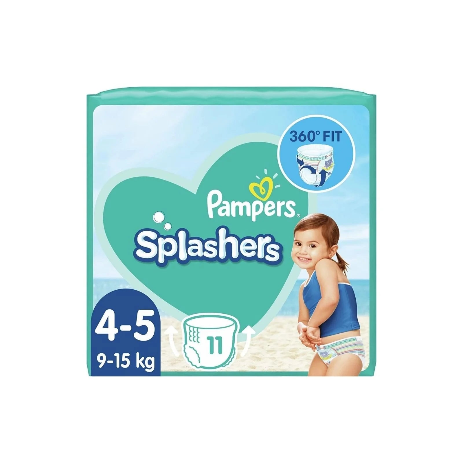 Pampers Splashers Baby Shark Maxi Size 4 - 11 nappies - ebebek - Black Friday