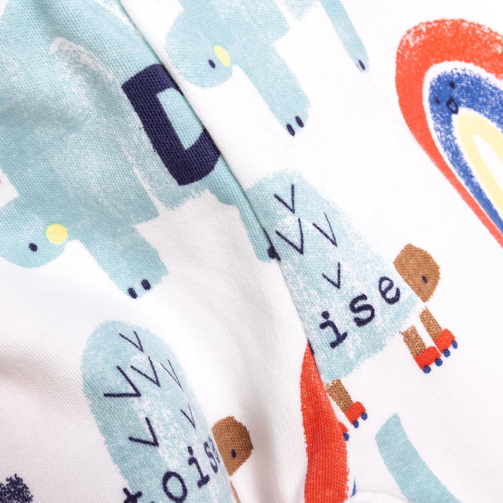 HelloBaby Baby Boy 2 Pcs Footed Bottom - Ecru - ebebek - Black Friday