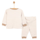 HelloBaby Boy Long Sleeve Pyjamas Set - Beige - ebebek - Black Friday