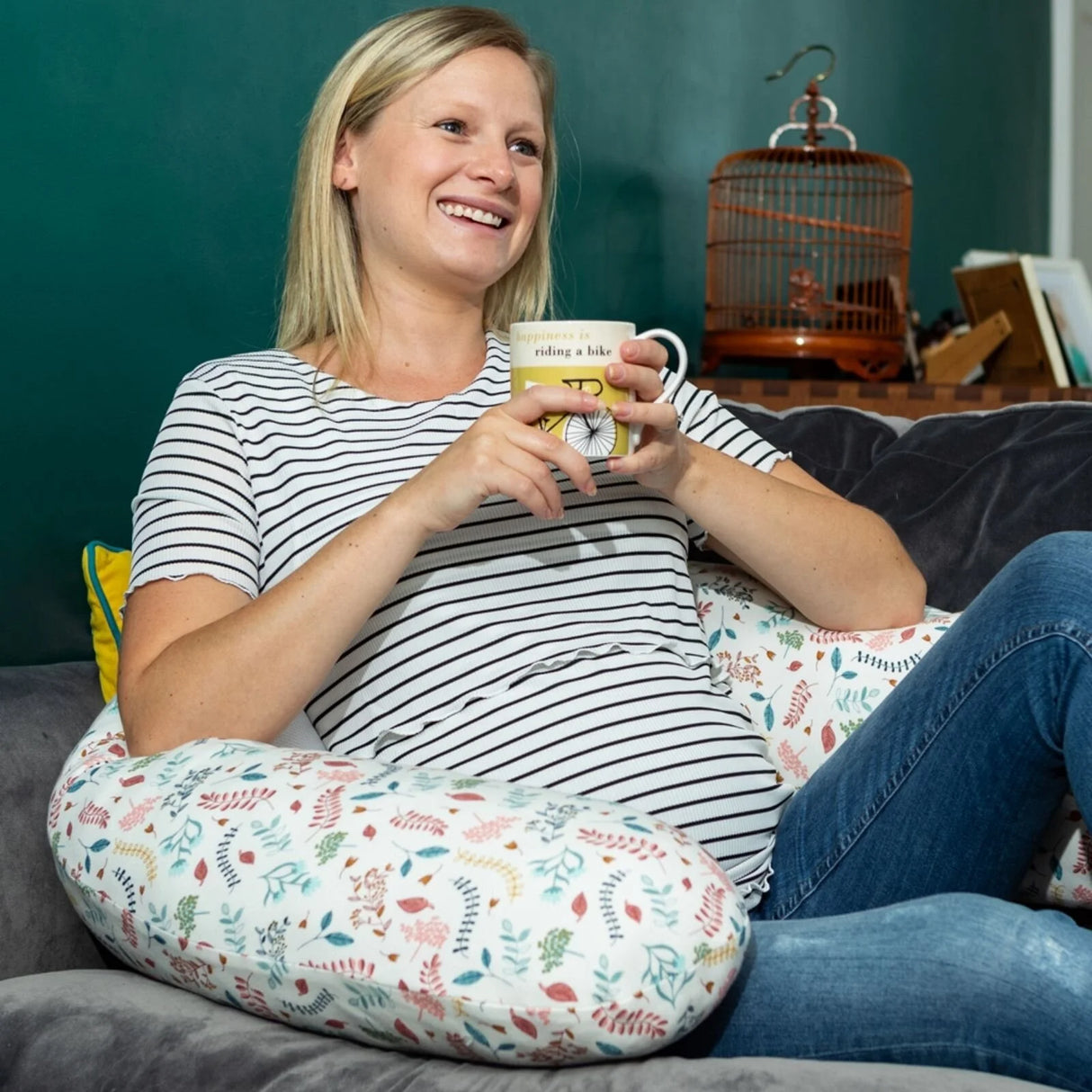 Purflo Breathe Maternity Support Pillow - Botanical - ebebek - Black Friday