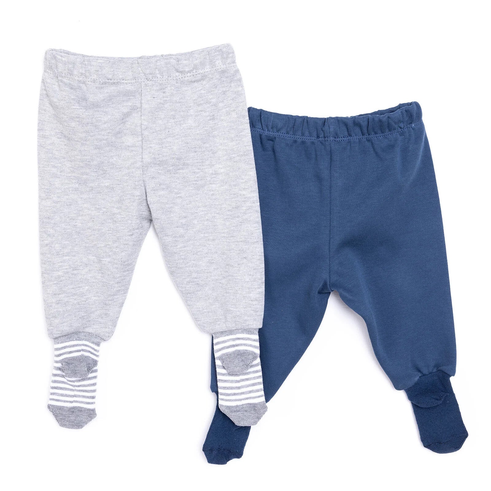 HelloBaby Unisex Footed Bottom 2 pcs - Navy Blue - ebebek - Black Friday