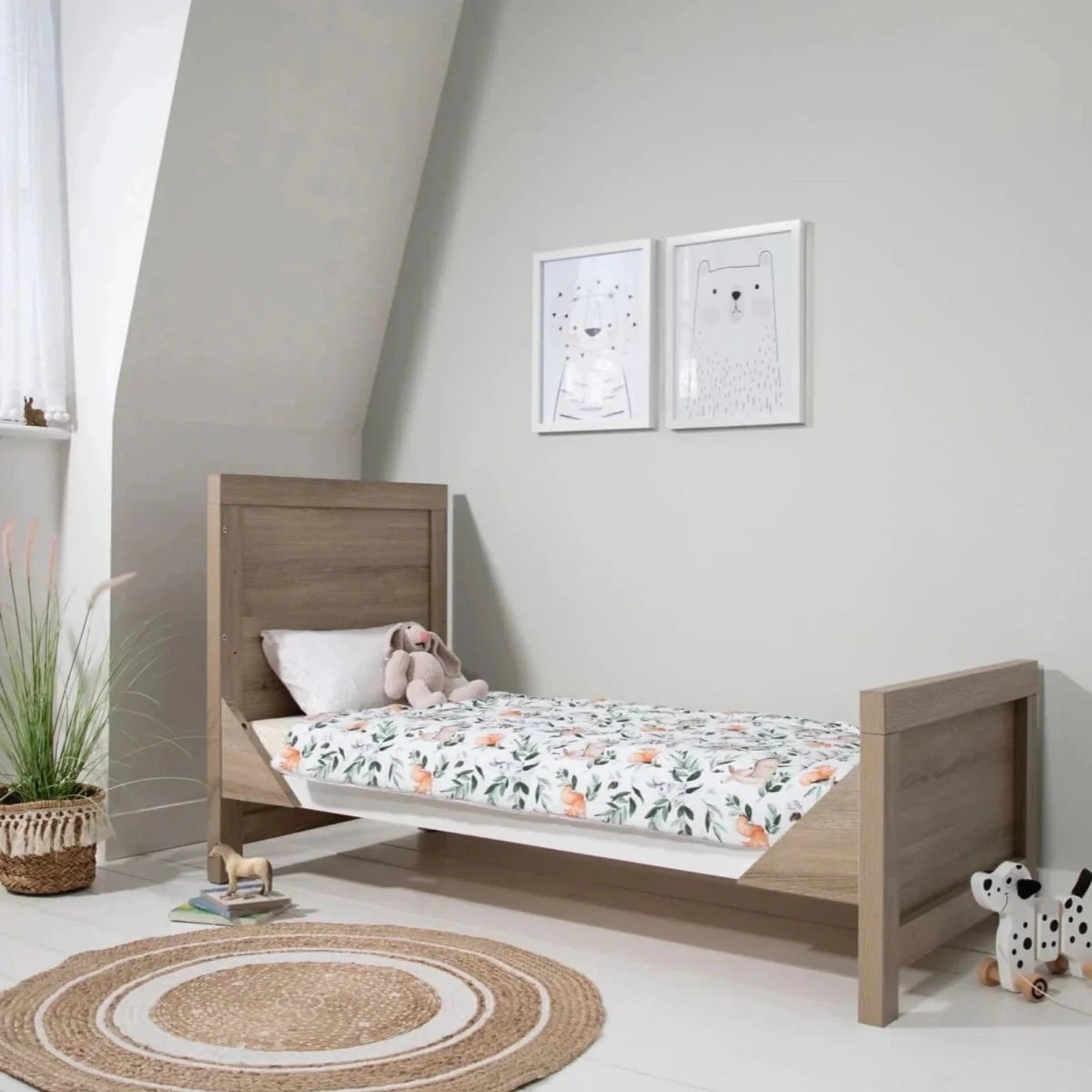 Tutti Bambini Modena 3 pcs Room Set - White/Oak White/Oak - ebebek