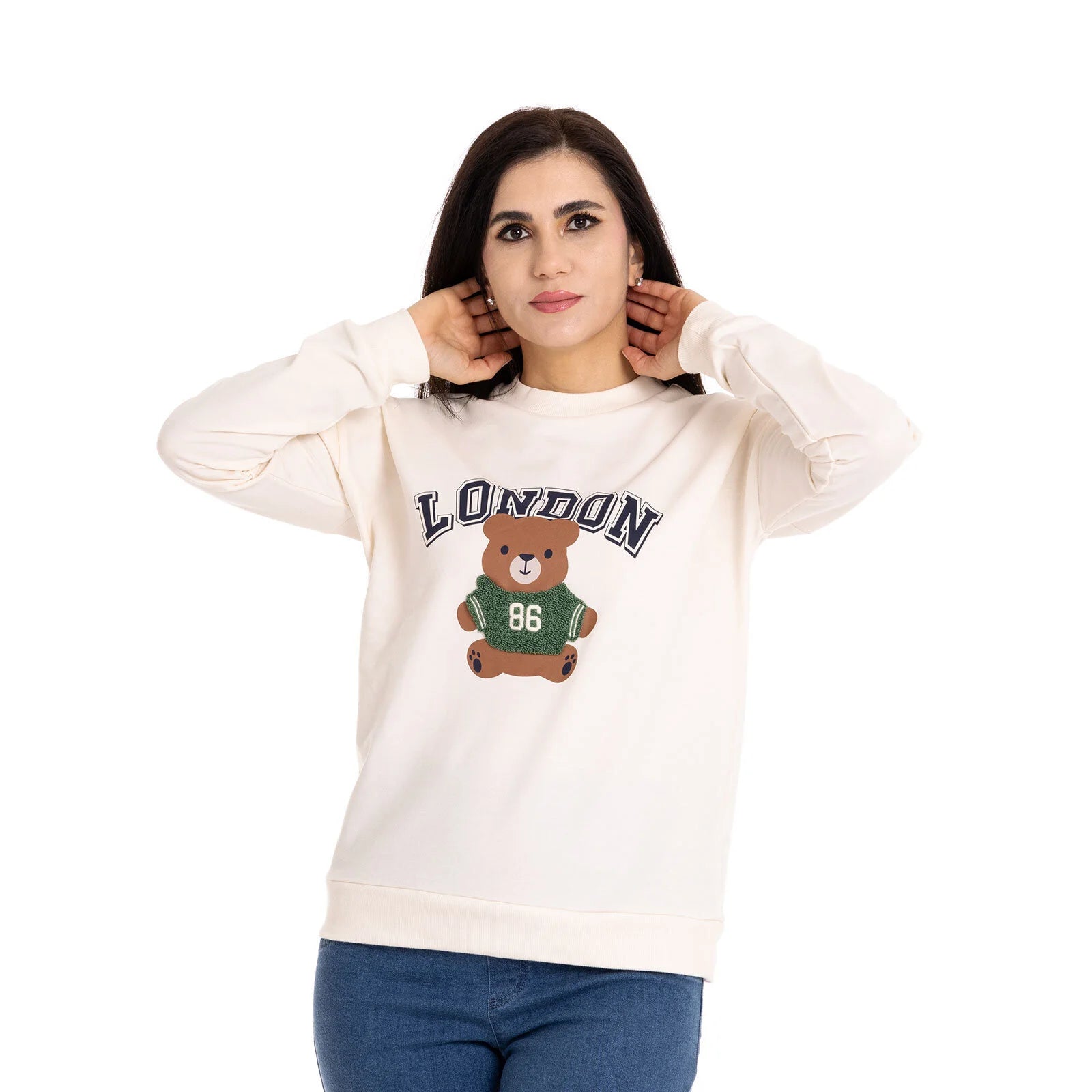 baby mom Mini Me Mom Maternity Sweatshirt - Ecru - ebebek - Black Friday