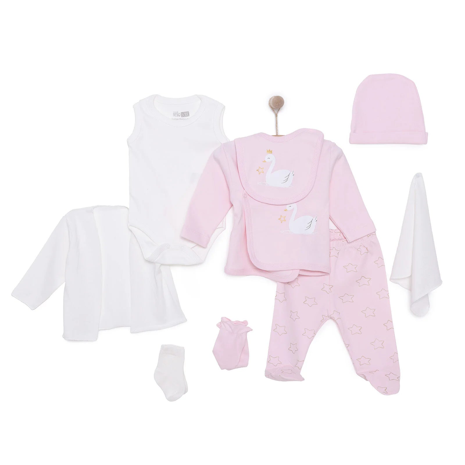 HelloBaby Newborn 10 pcs Starter Set - Pink - ebebek - Black Friday