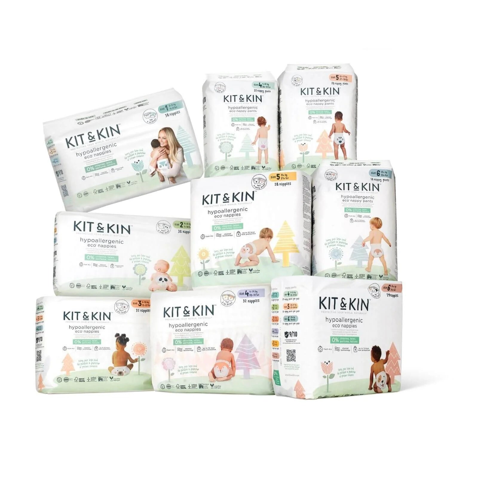 Kit & Kin Nappies Size 5 - 28 nappies - ebebek - Black Friday