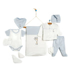 Bebbek Organic 10 Pcs Newborn Rainbow Starter Set - Blue - ebebek - Black Friday
