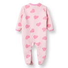 HelloBaby Newborn Polar Footed Jumpsuit - Pink Printed - ebebek - Black Friday