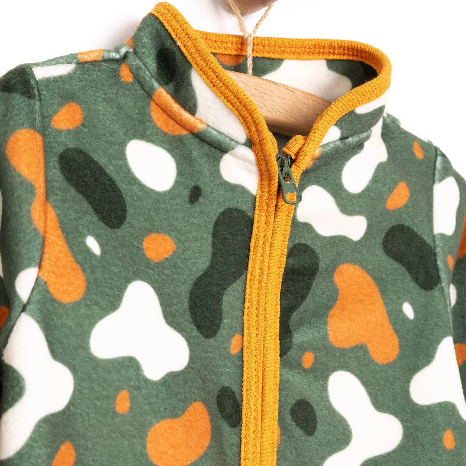 HelloBaby Basic Repeat Printed Fleece Cardigan - Printed - ebebek - Black Friday