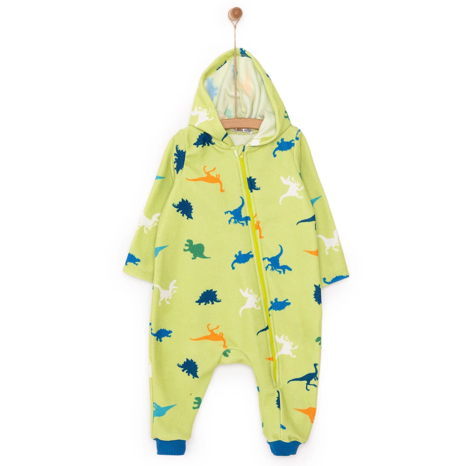 HelloBaby Basic Repeat Printed Fleece Jumpsuit - Printed - ebebek - Black Friday