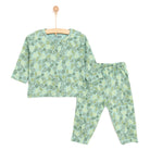 HelloBaby Baby Boy Long Sleeve Pyjamas Set - Dark Green - ebebek - Black Friday