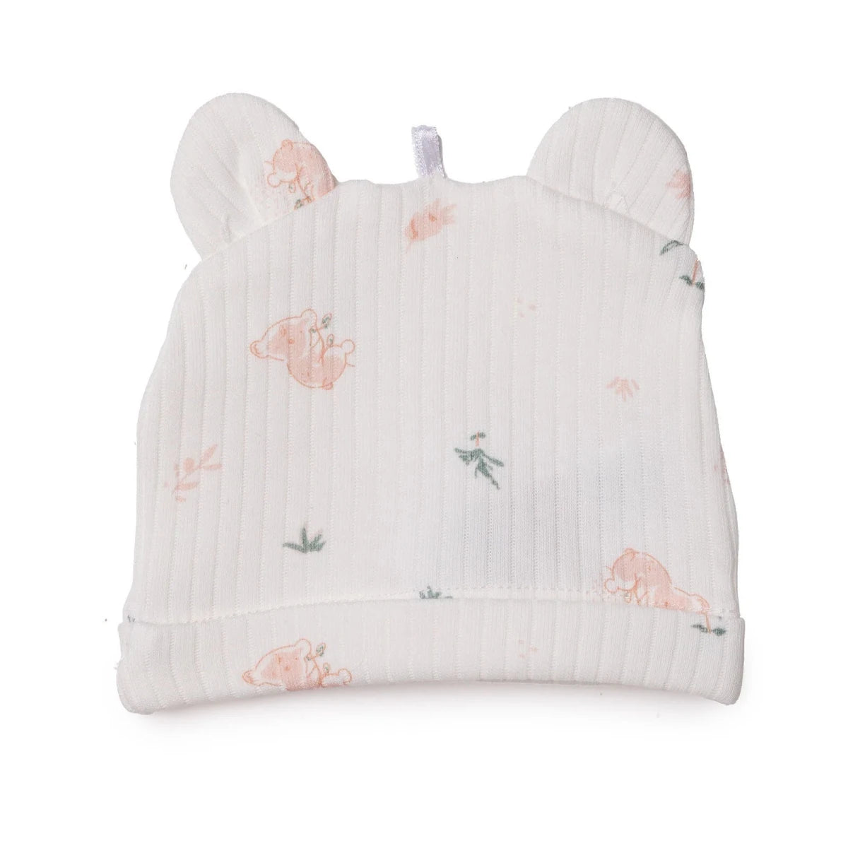 Baby Girl Hat Animal Print - Ecru Printed Ecru Printed - ebebek