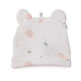 Baby Girl Hat Animal Print - Ecru Printed Ecru Printed - ebebek