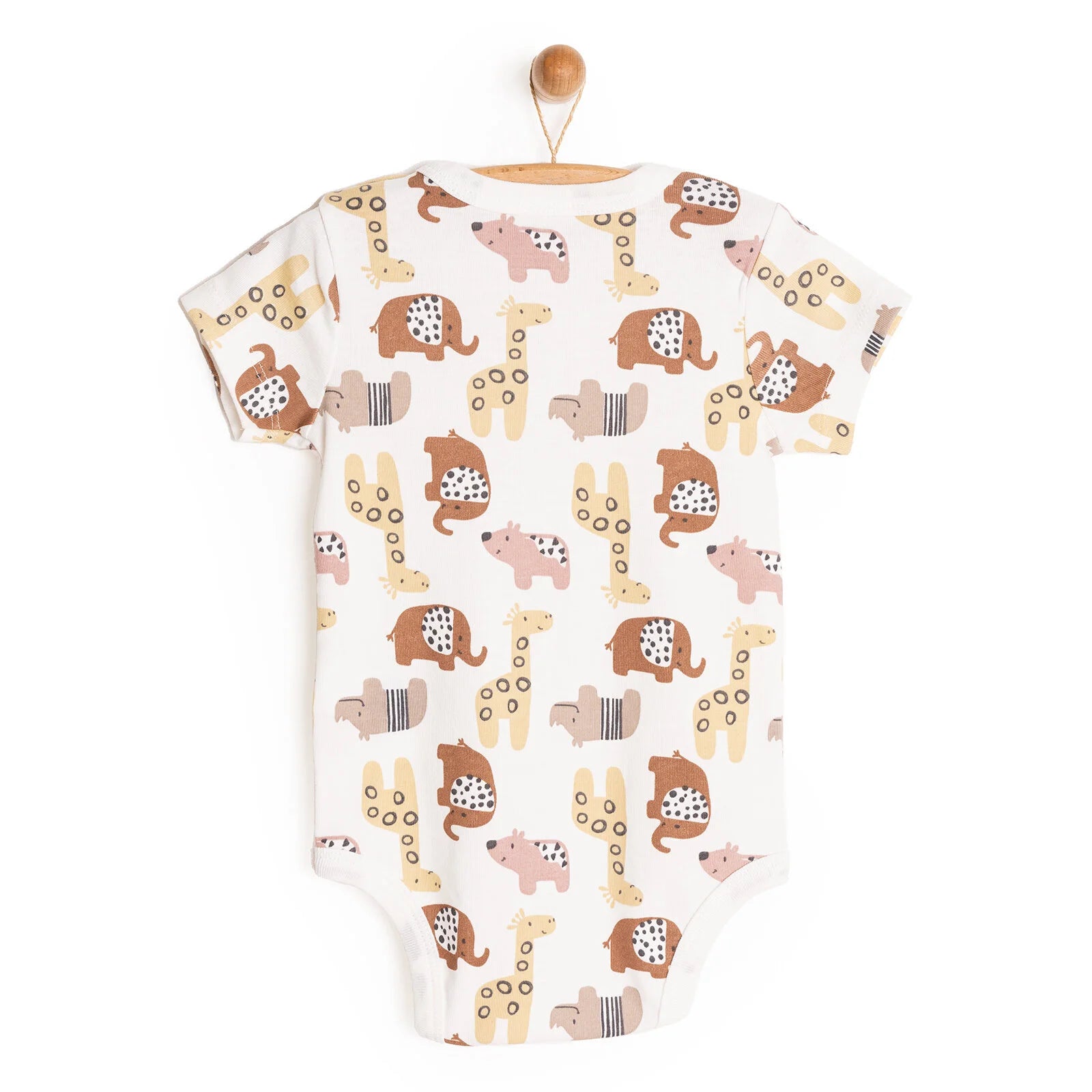 HelloBaby Baby Girl Short Sleeve Body - Ecru - ebebek - Black Friday