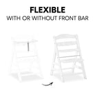 Hauck Alpha+ Wooden Highchair - White - ebebek - Black Friday