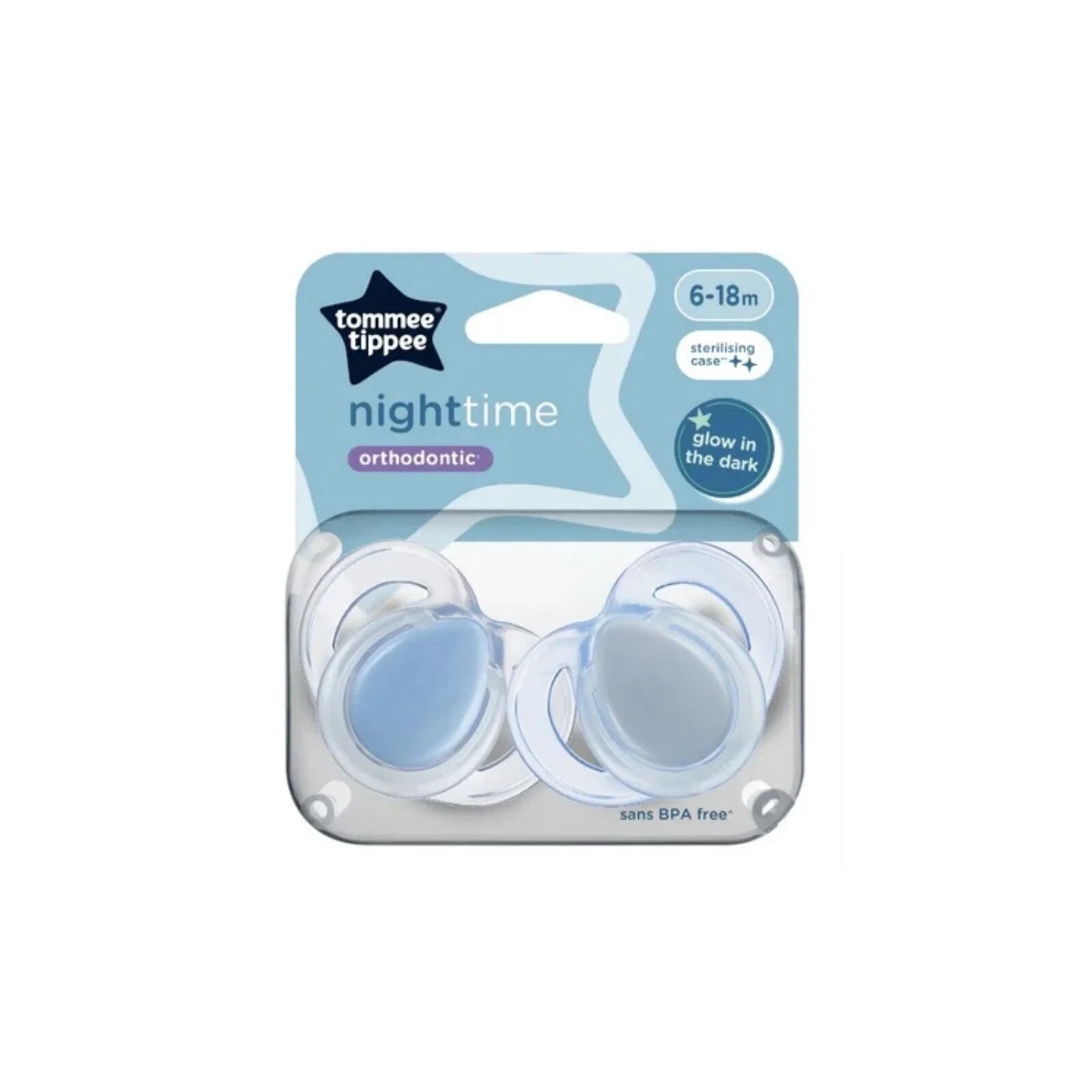 Tommee Tippee Night Time Soother 6 - 18 months Pack of 2 Assorted - ebebek - Black Friday