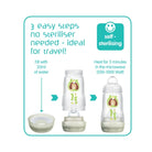 MAM Easy Start Anti - Colic Bottle 260ml Pack of 3 - Blue - ebebek - Black Friday