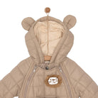 Midimod Basic Boy Quilted Snowsuit - Beige - ebebek - Black Friday