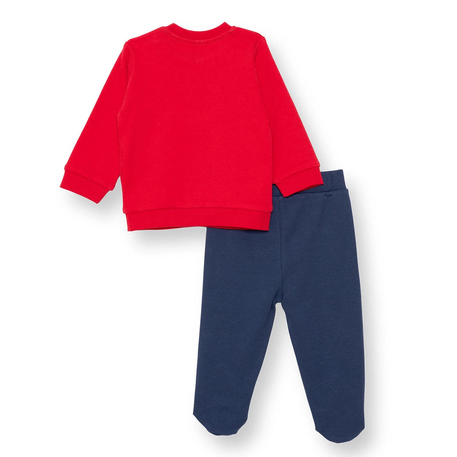 HelloBaby My First Christmas Newborn Boy Sweatshirt - Footed Bottom - Red - ebebek - Black Friday