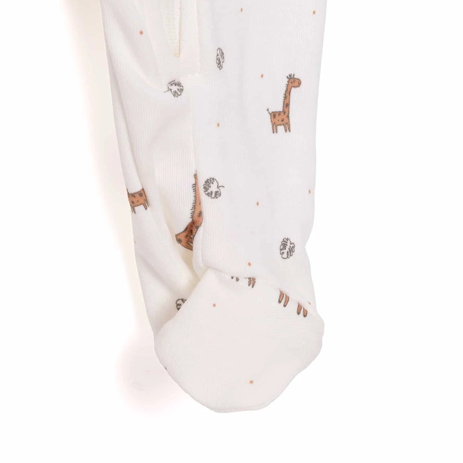 HelloBaby Newborn Girl Footed Jumpsuit - Ecru - ebebek - Black Friday