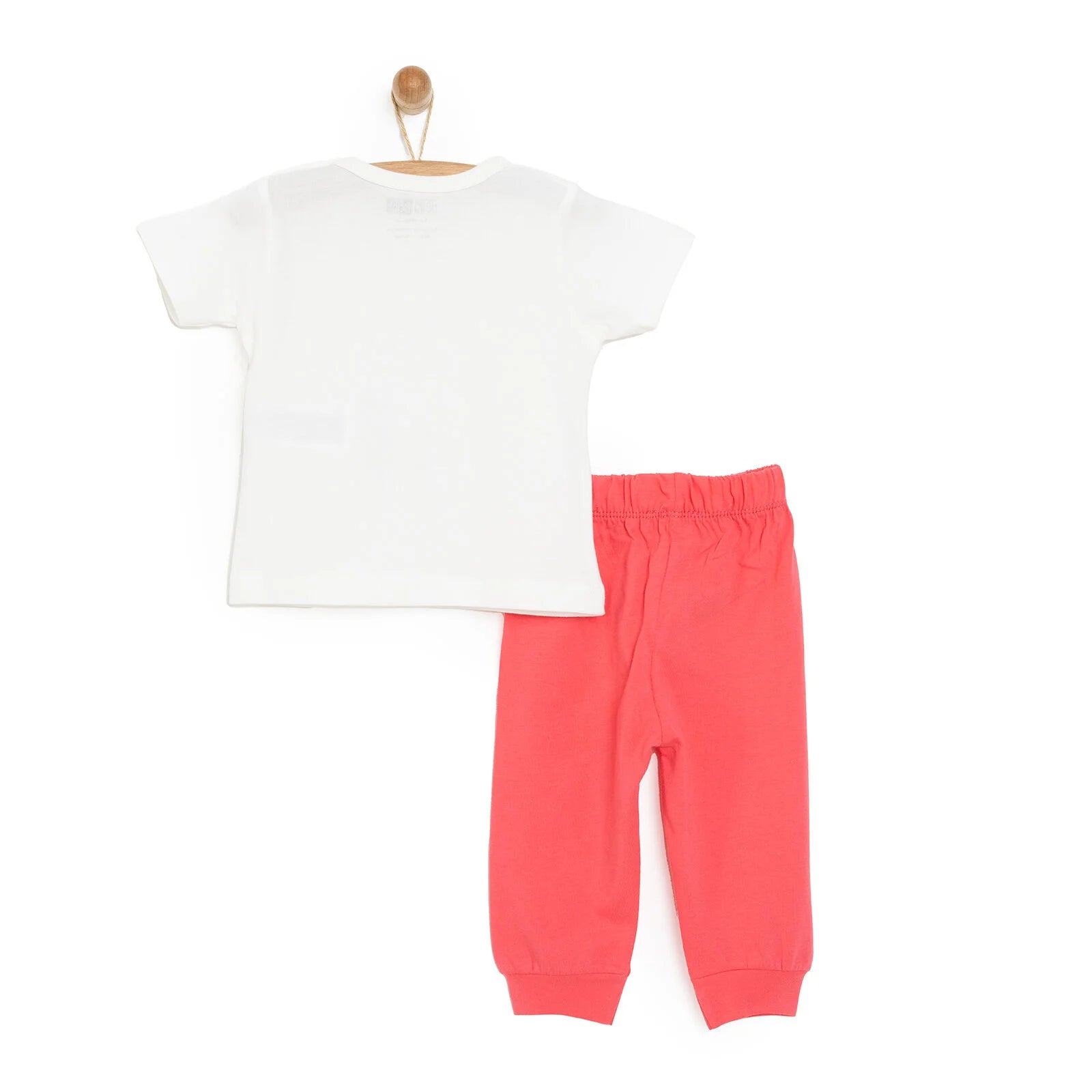 HelloBaby Girl Short Sleeve Pyjamas Set - Ecru - ebebek - Black Friday