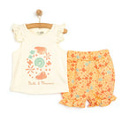 HelloBaby Basic Sea Shell Patterned T-shirt - Short - Ecru - ebebek - Black Friday