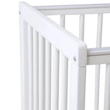 East Coast Space Saver Cot with Mattress Bundle - White White - ebebek