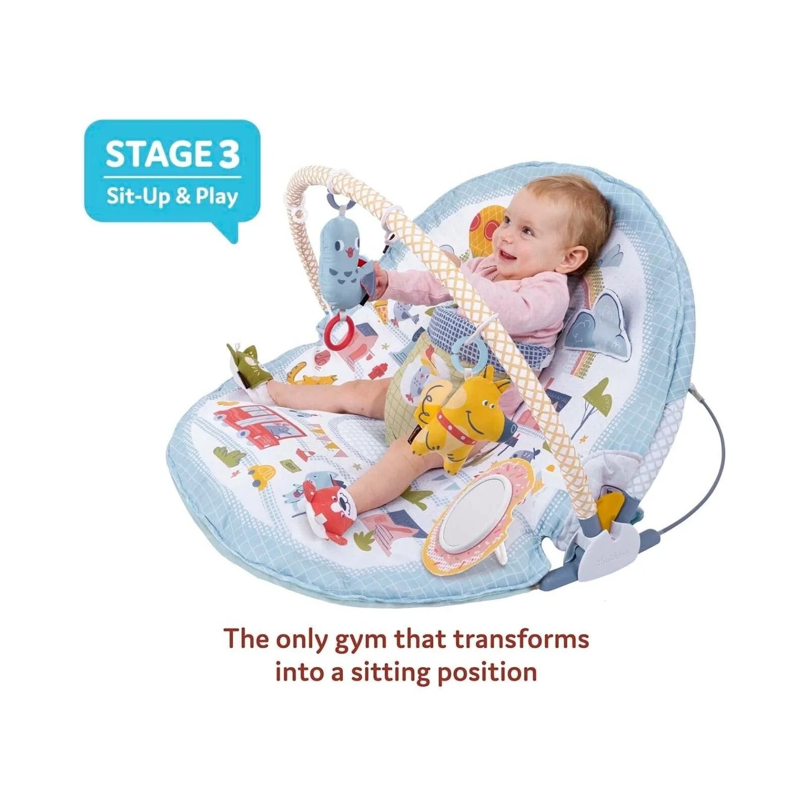 Yookidoo Urban Gymotion Lay to Sit - Up Playmat - ebebek - Black Friday