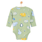 HelloBaby Baby Boy Long Sleeve Body - Green - ebebek - Black Friday