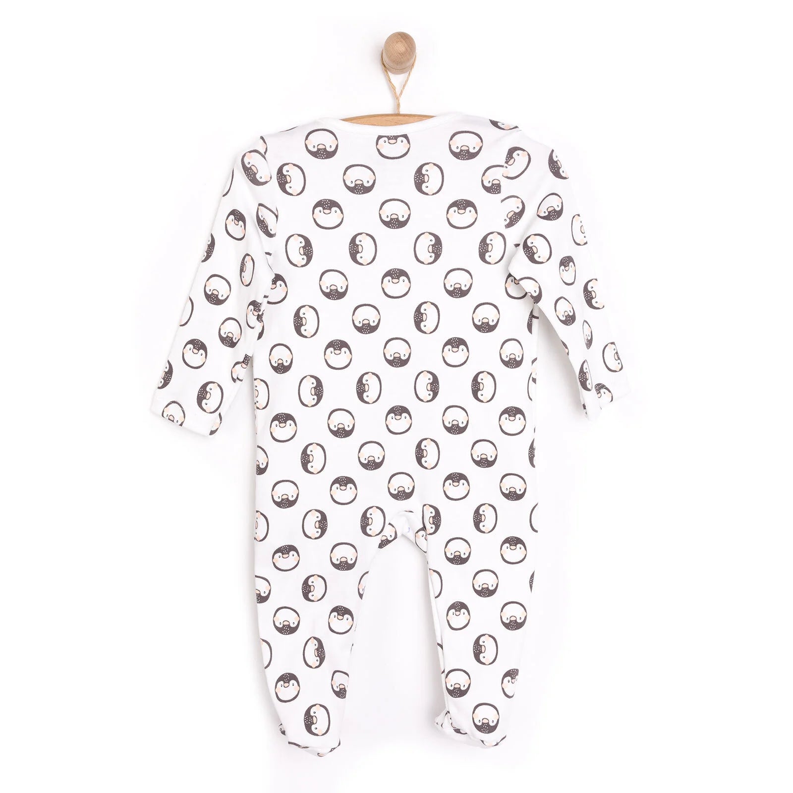 HelloBaby Footed Jumpsuit - Ecru - ebebek - Black Friday