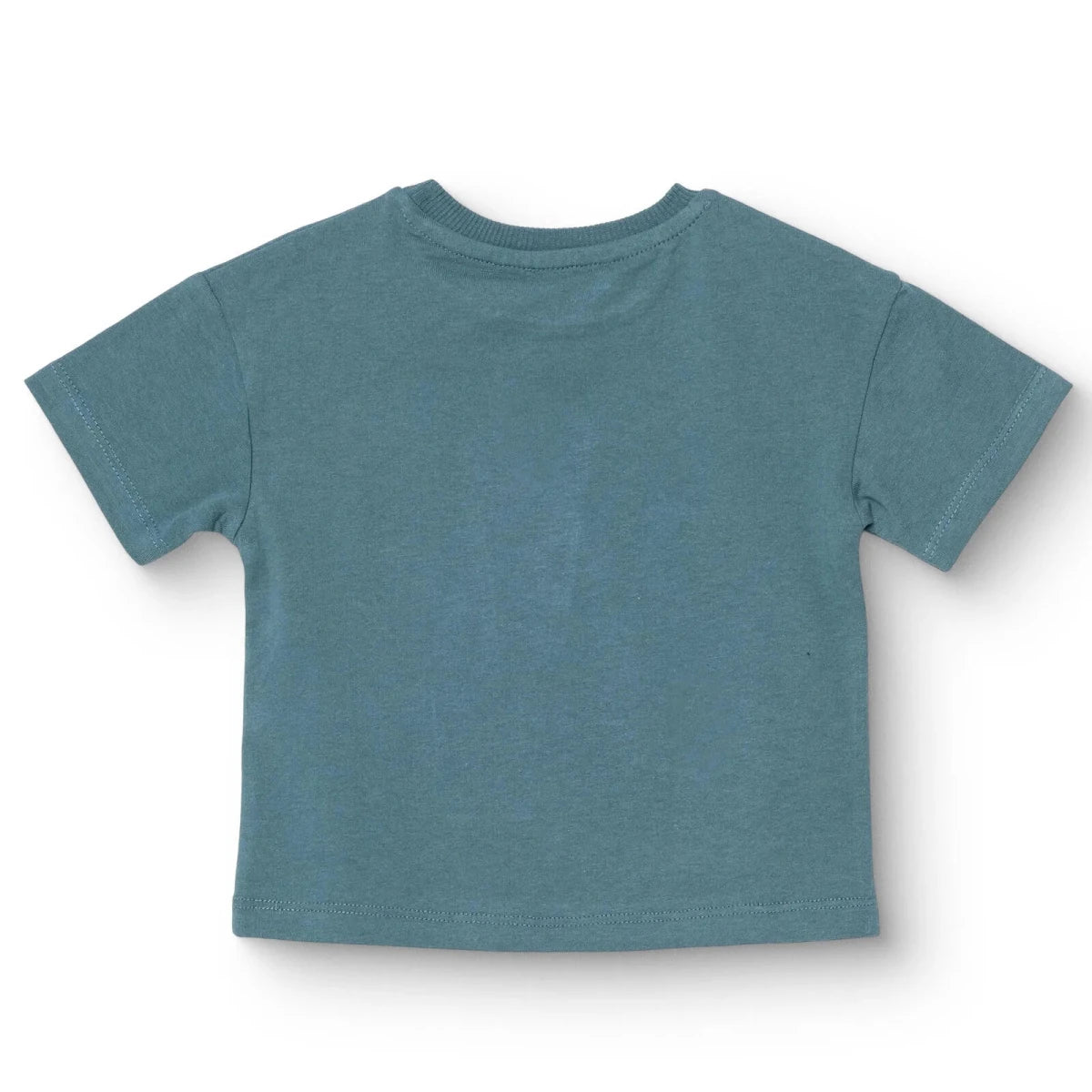 HelloBaby Boys T-shirt Slogan Print Crew Neck Short Sleeve - Green Green - ebebek