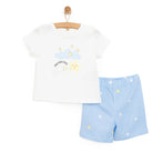 HelloBaby Baby Boy Short Sleeve Pyjamas Set - Ecru - ebebek - Black Friday
