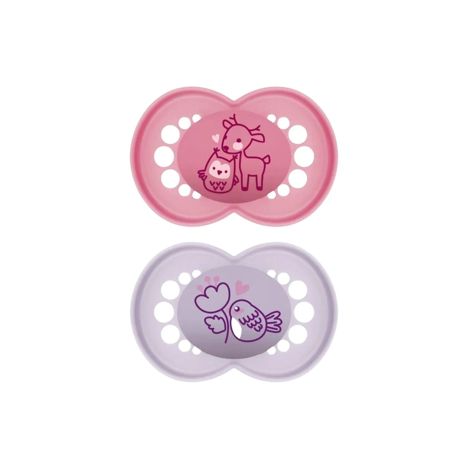 MAM Original Soother 6 - 18 months Pack of 2 - Pink - ebebek - Black Friday