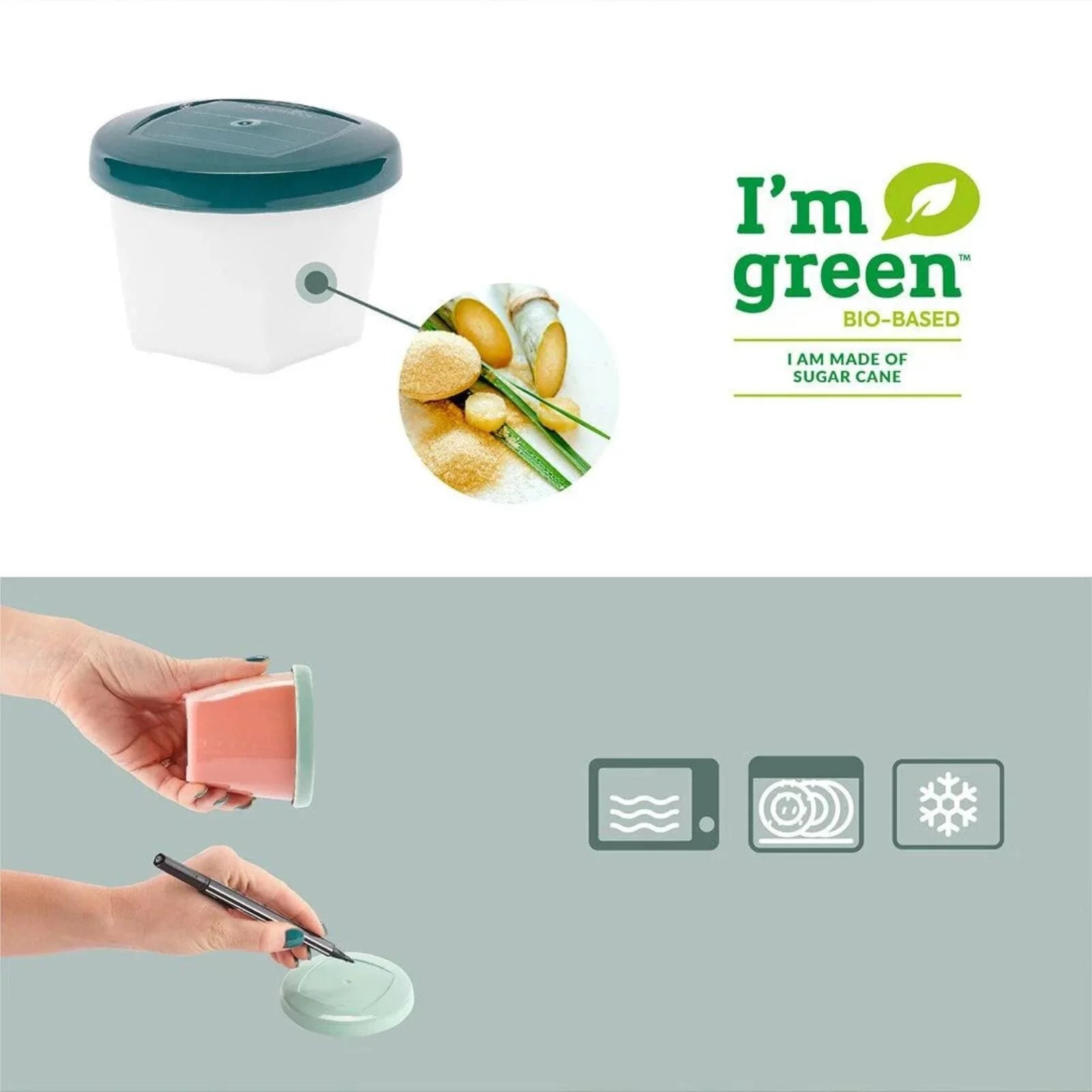 Babymoov Bio - Sourced Babybols Food Containers 250ml Pack of 6 - ebebek - Black Friday