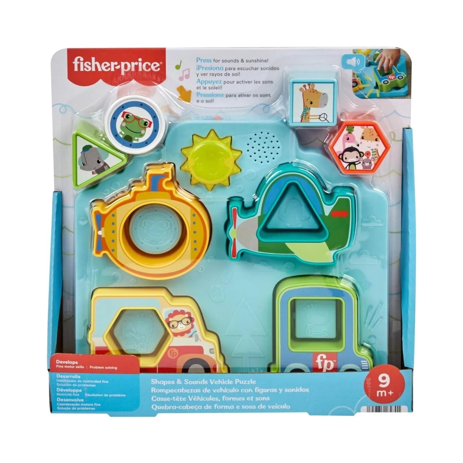 Fisher - Price Shapes & Sounds Vehicle Puzzle Toy - ebebek - Black Friday