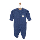 Bebetto Newborn Unisex Footed Jumpsuit - Indigo - ebebek - Black Friday