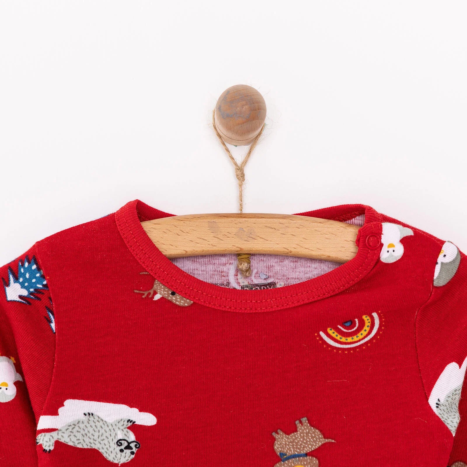 HelloBaby Baby Boy Long Sleeve Body - Red - ebebek - Black Friday