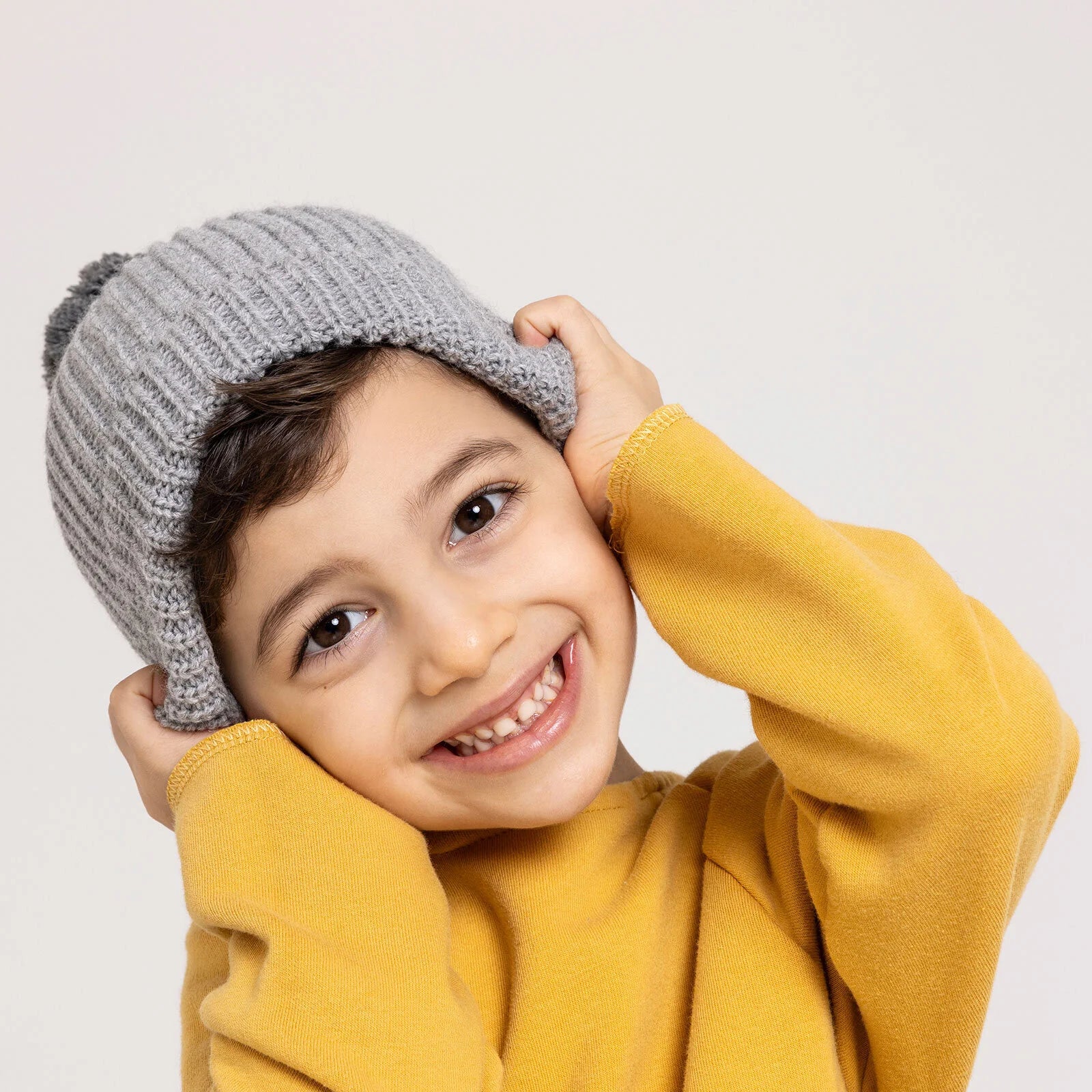 HelloBaby Boy Beanie - Grey - ebebek - Black Friday