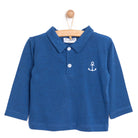 HelloBaby Basic Boy Camisole Long Sleeve T-Shirt - Blue - ebebek - Black Friday