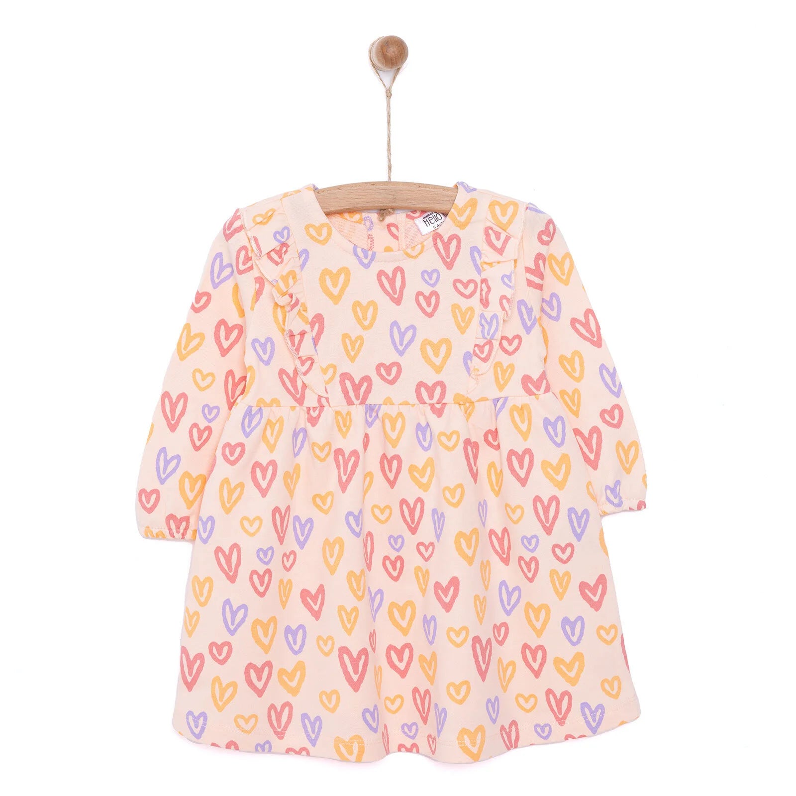 HelloBaby Basic Baby Girl Dress - Salmon - ebebek - Black Friday