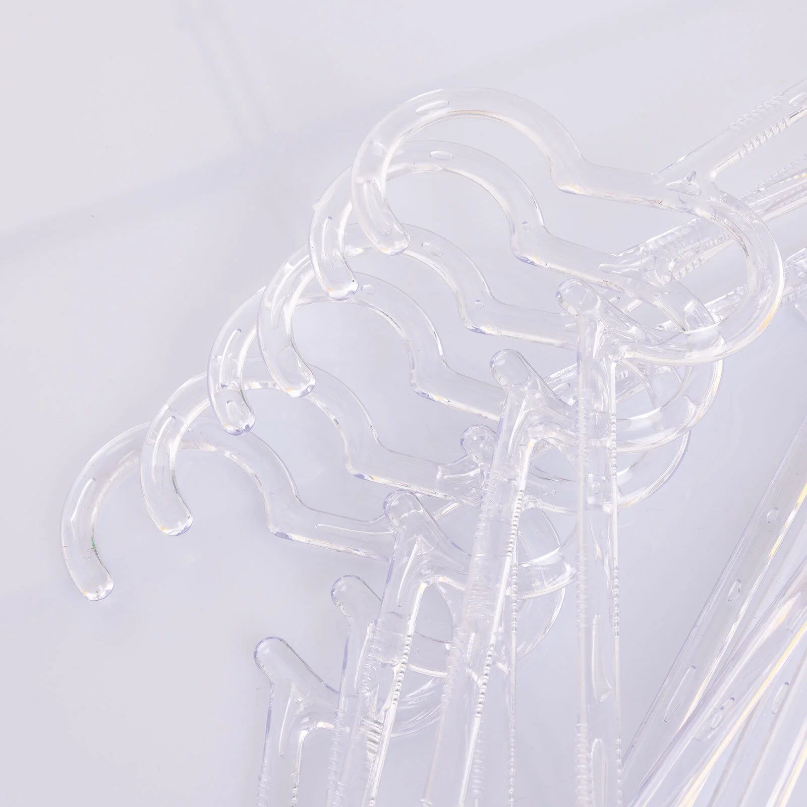 HelloBaby Crystal Transparent Hanger 6 pcs - White - ebebek - Black Friday