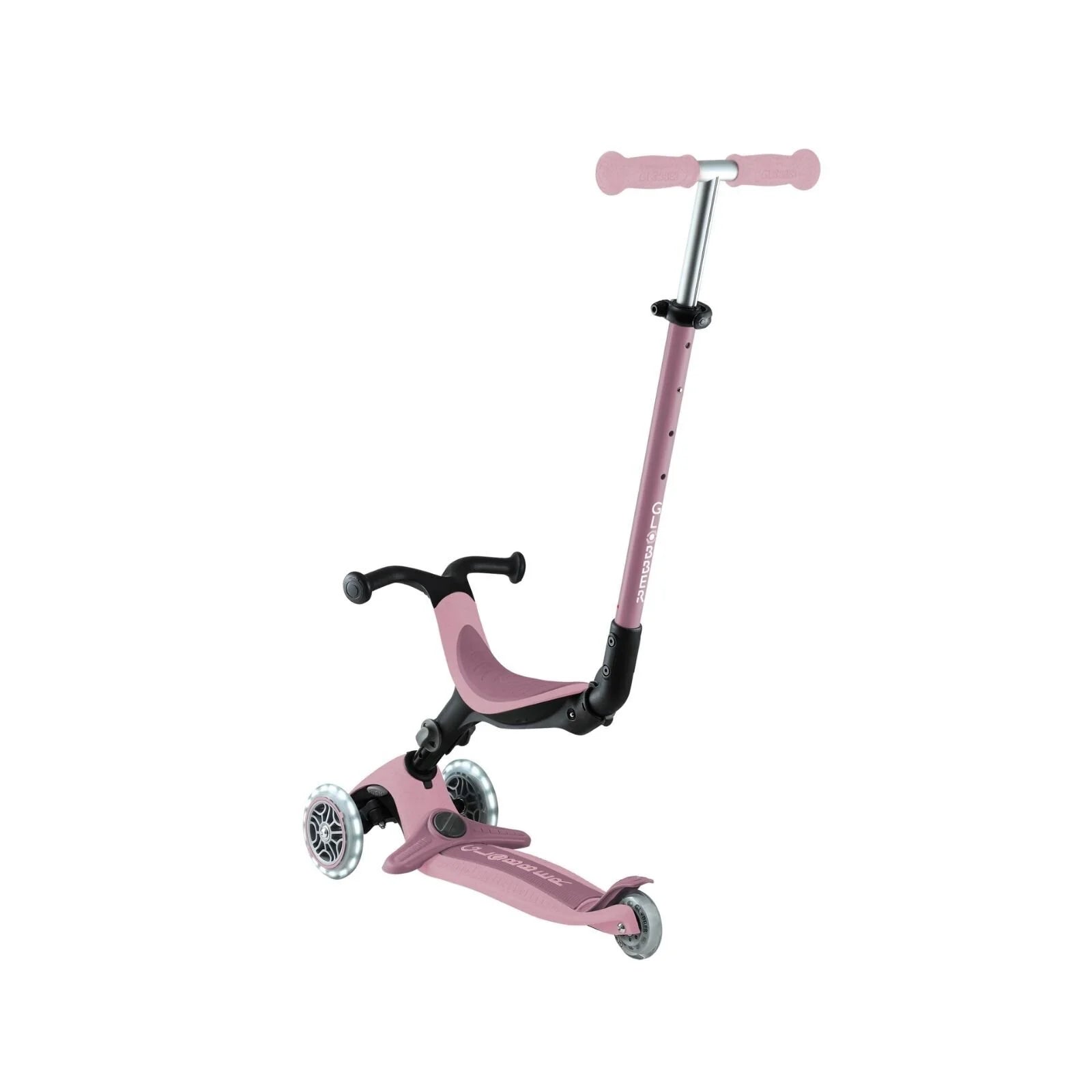 Globber Go Up Active Lights Eco Scooter - Berry - ebebek - Black Friday