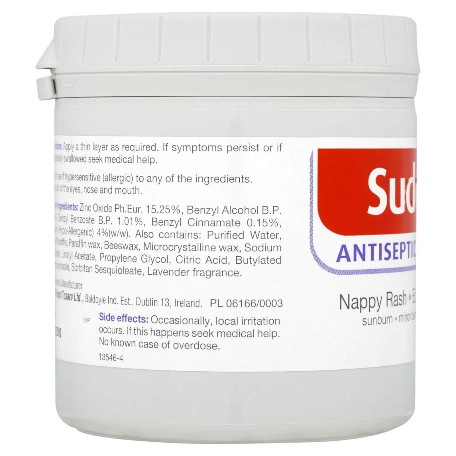 Sudocrem Antiseptic Cream - 125g X 3 Tubs 5017007601289