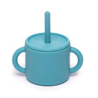 Pippeta Silicone Cup with Straw - Aqua Blue - ebebek - Black Friday