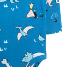 HelloBaby Boy Dino Printed Long Sleeve Bodysuit - Blue - ebebek - Black Friday