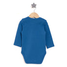 HelloBaby Boy Long Sleeve Bodysuit - Navy Blue - ebebek - Black Friday